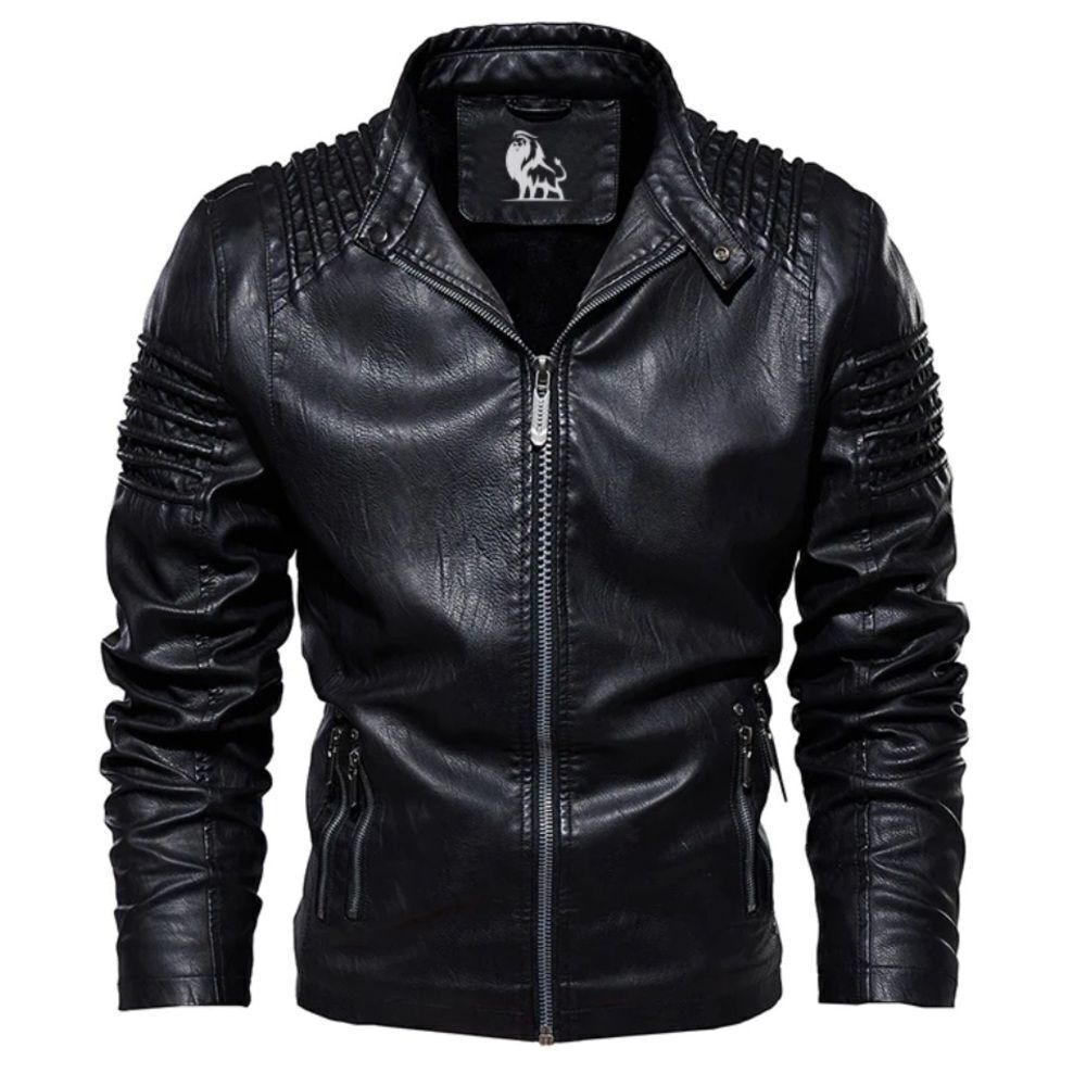 DAVID OUTWEAR KINGDOM LEATHER JACKET‎ BLACK M NWT IN PKG